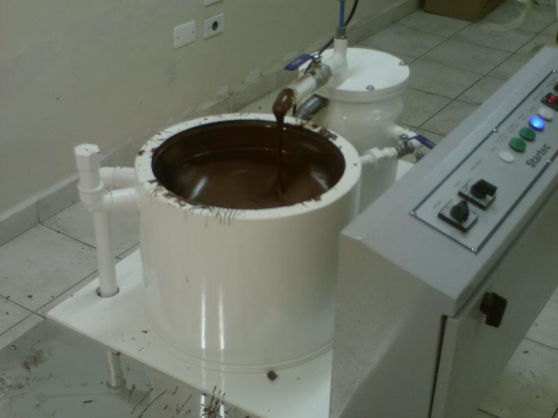 Máquina temperadeiras de chocolate